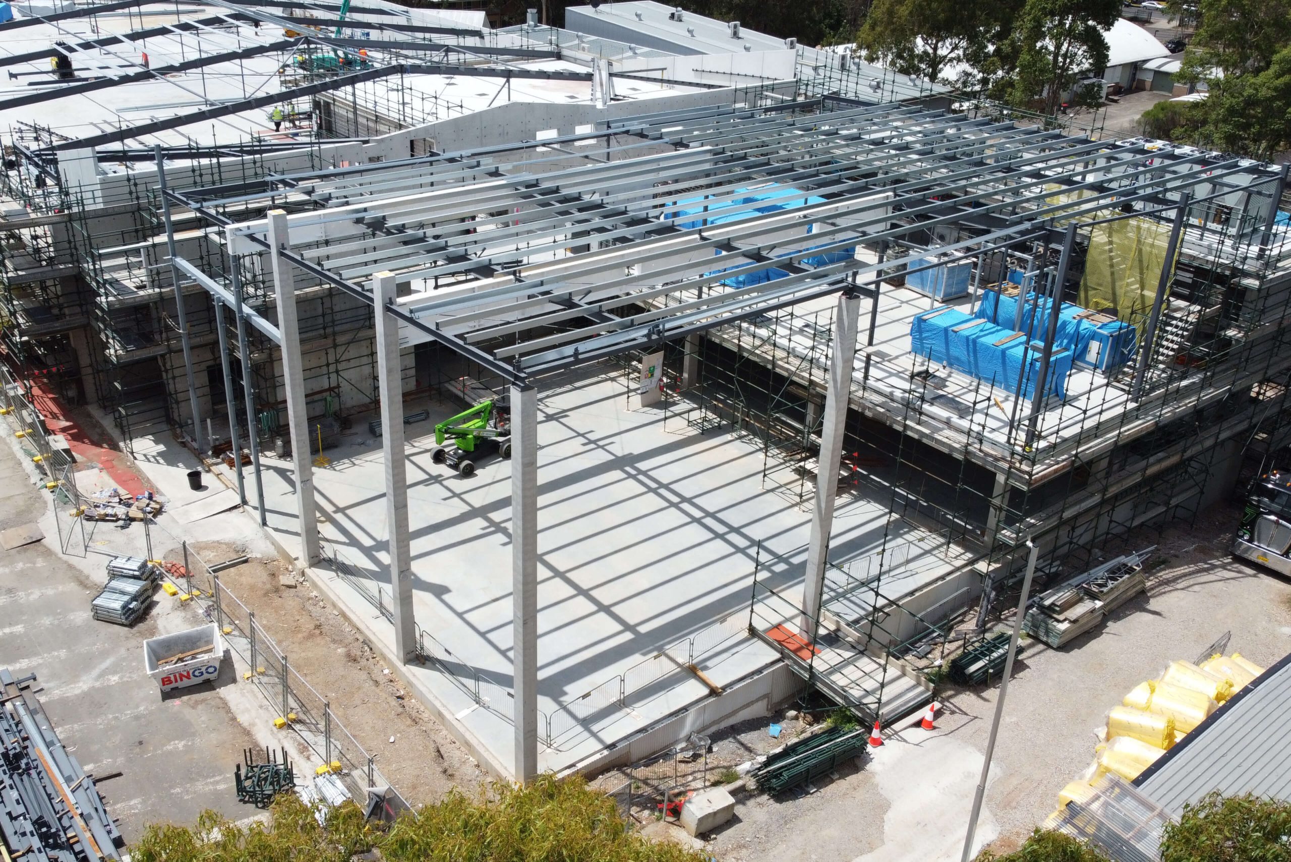 Works are progressing well at Powerhouse Castle Hill