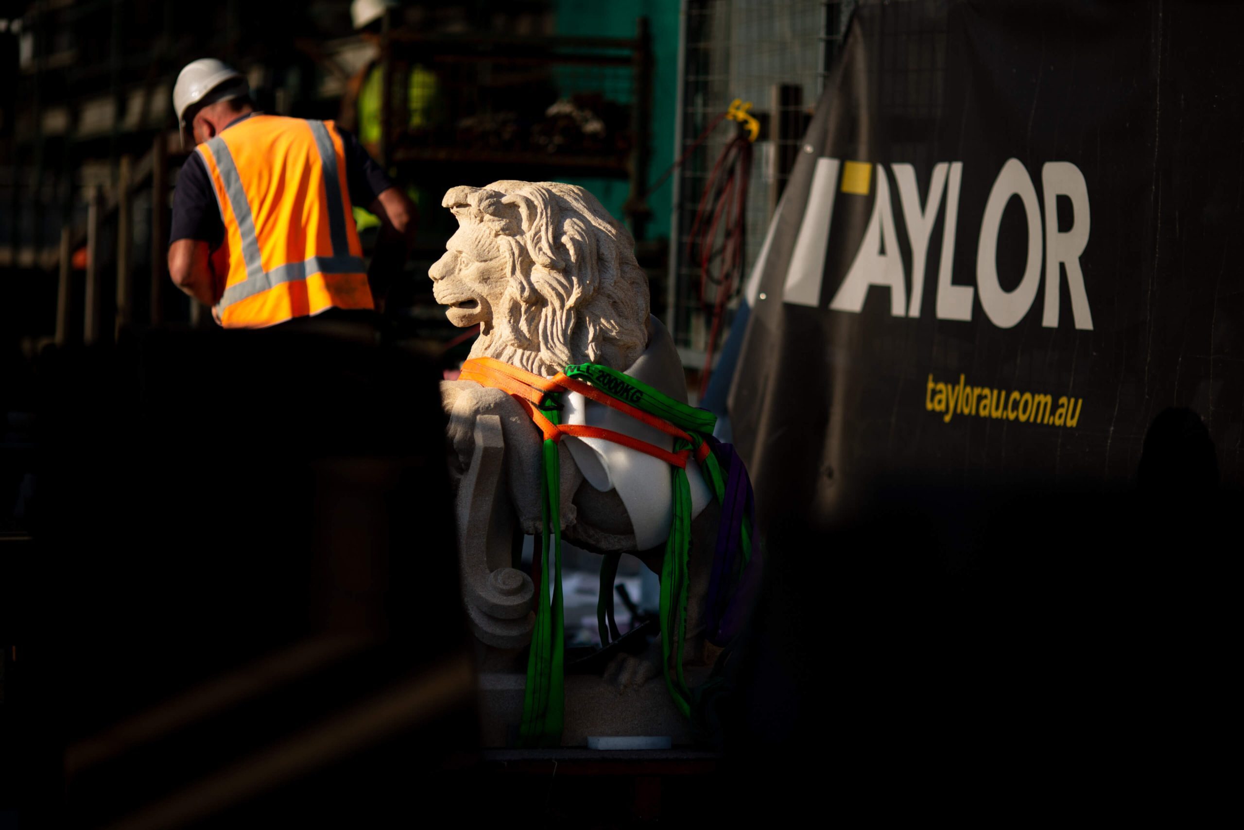 The Scots College Celebrates Important Milestone with Sandstone Lion Sculpture Installation