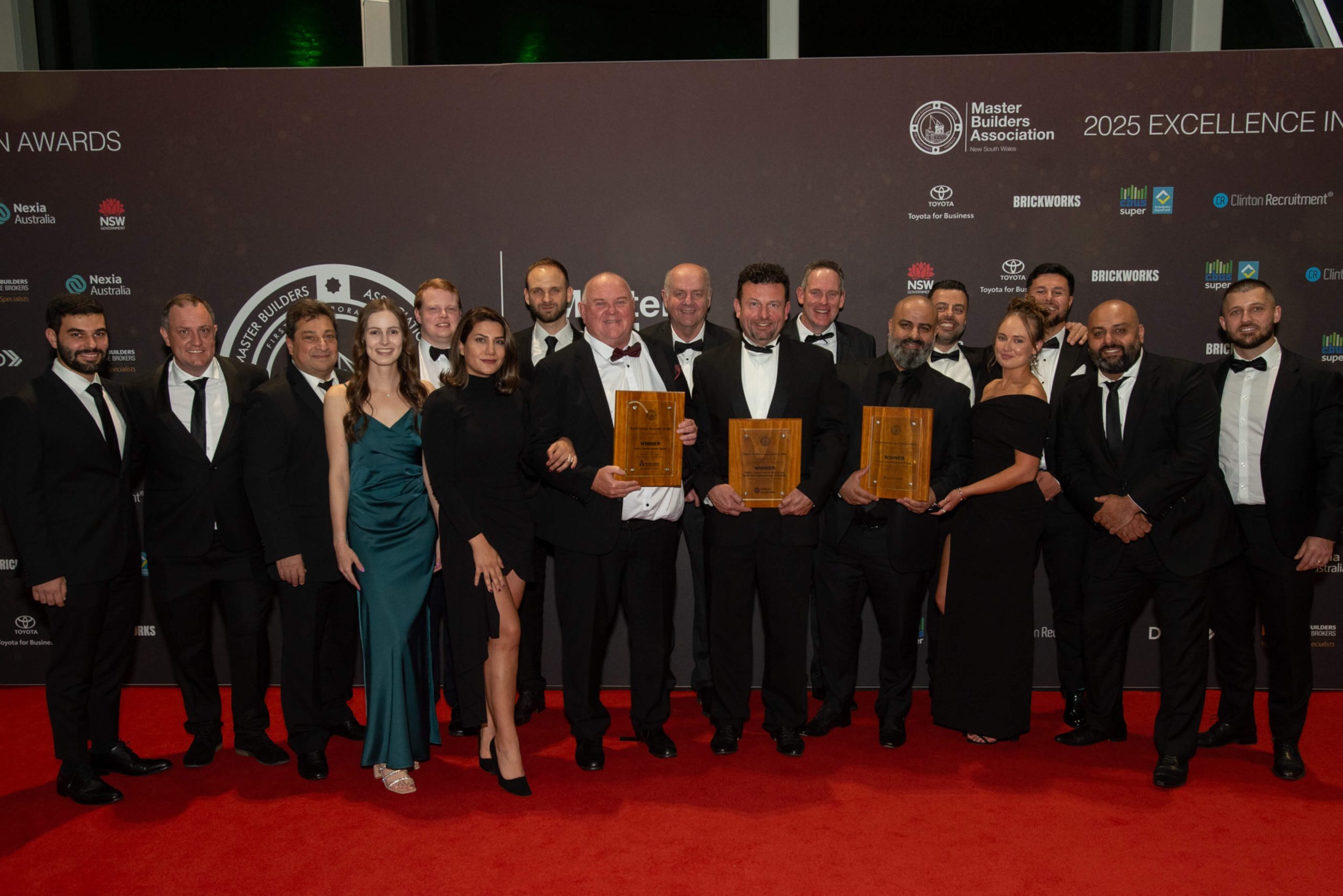 Taylor Wins Four Awards at the 2025 MBA NSW Excellence in Construction Awards