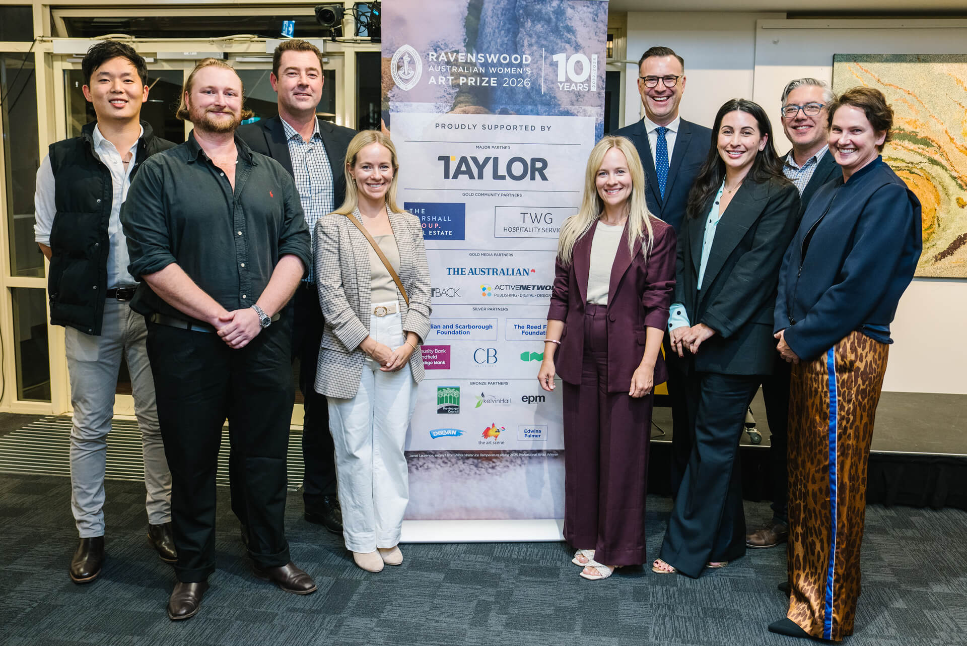 Taylor Celebrates the 10th Ravenswood Australian Women’s Art Prize