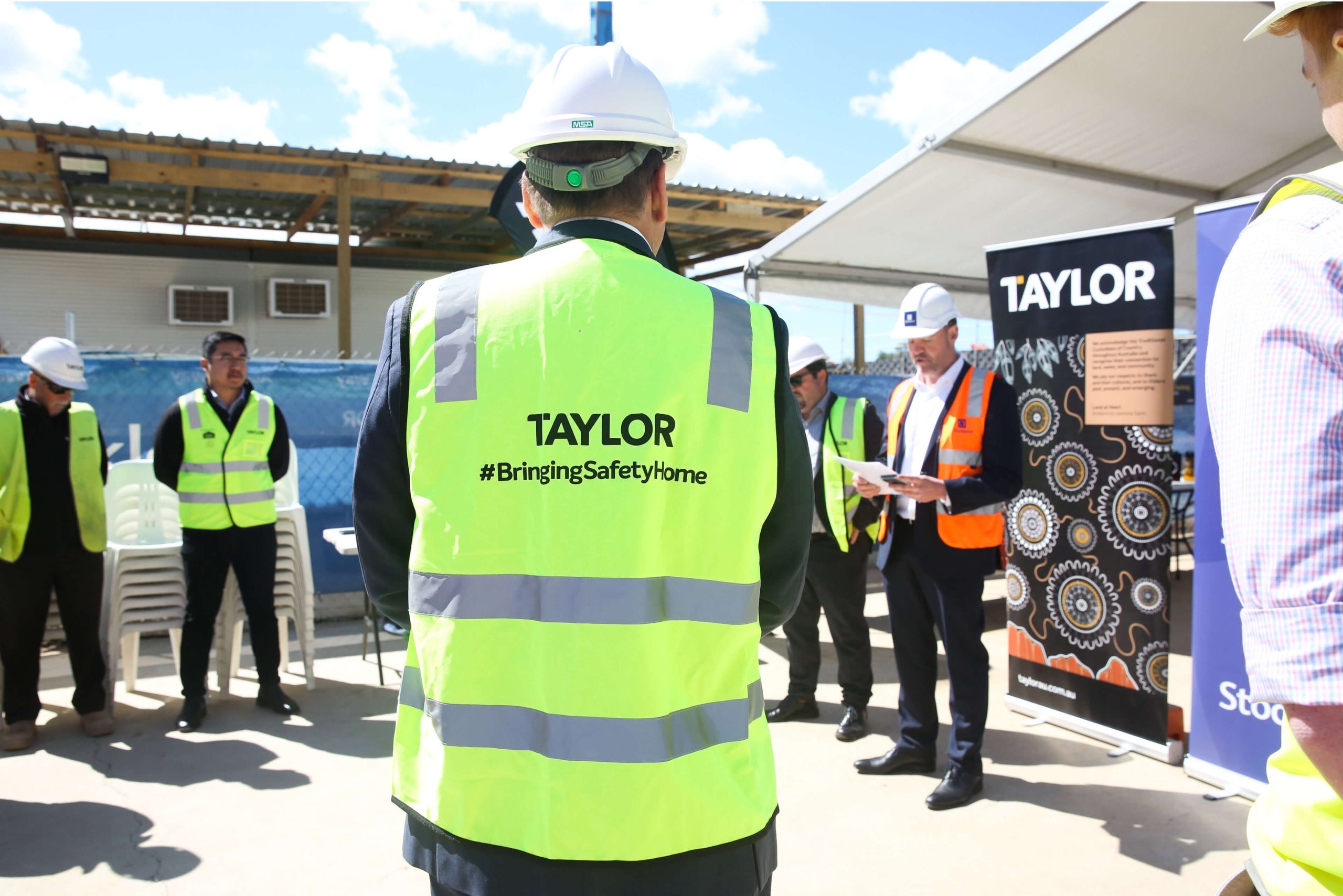 002 bringingsafetyhome stockland smoking ceremony taylor industrial