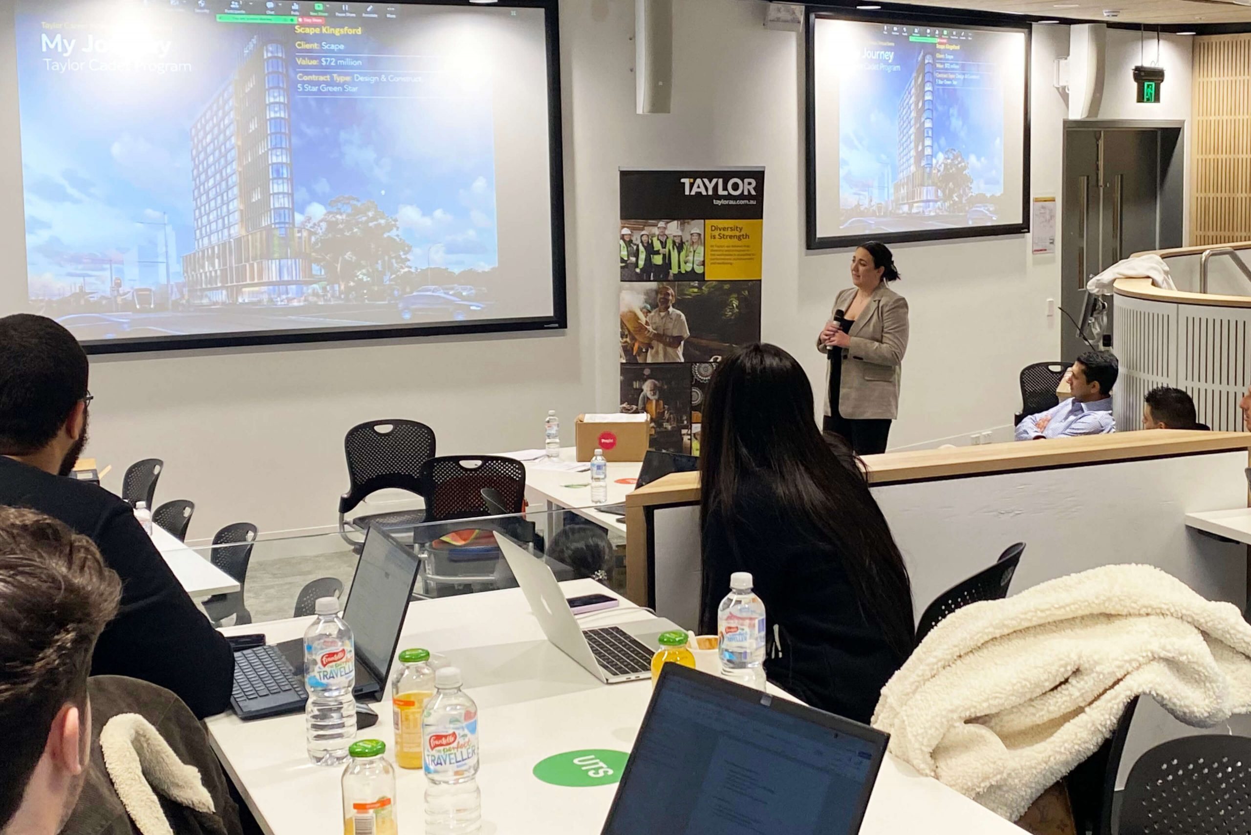 002 christina presenting at uts careers seminar taylor