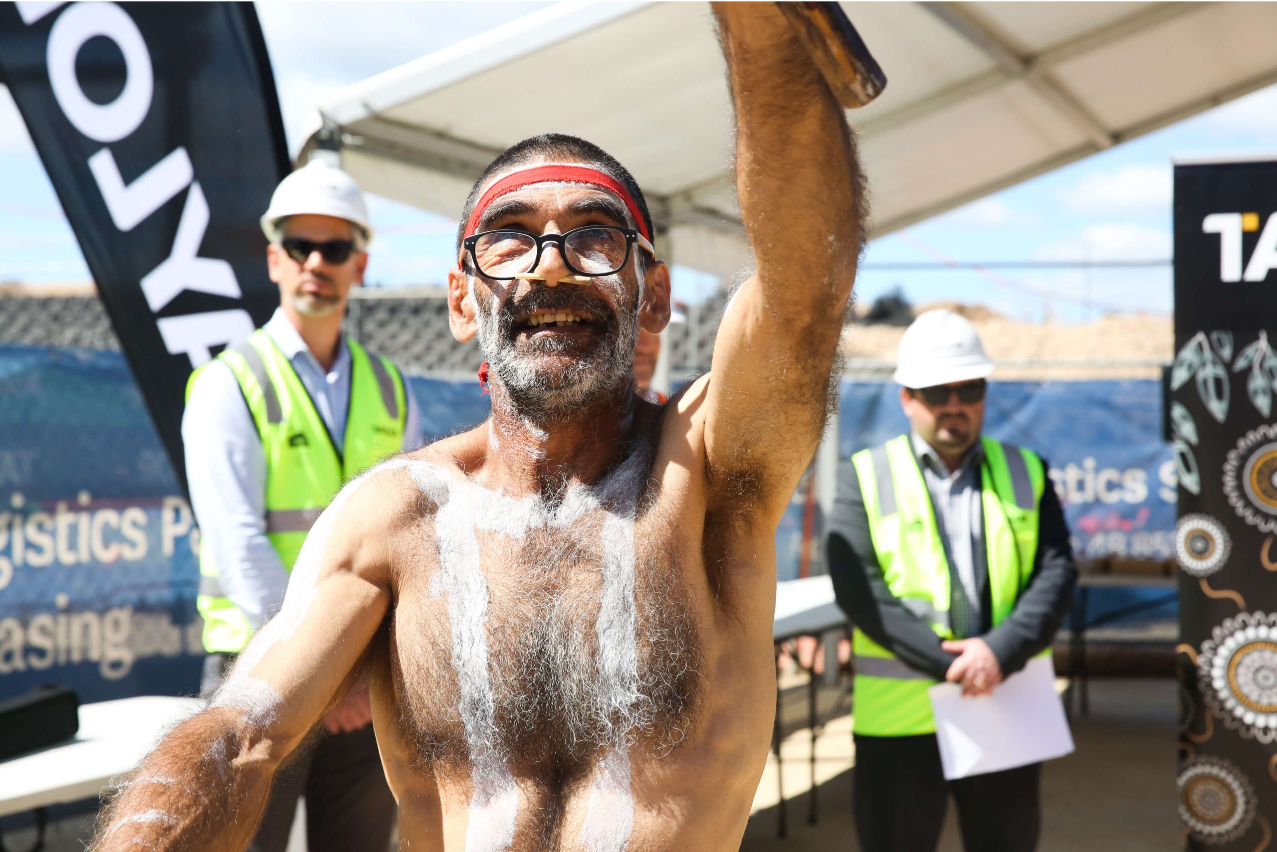003 leslie mcleod opening stockland smoking ceremony taylor industrial