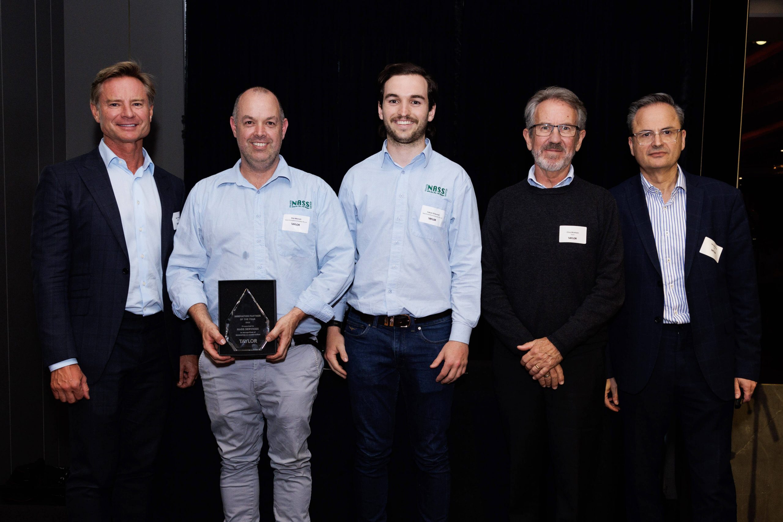 003 nass award win subcontractor delivery party taylor