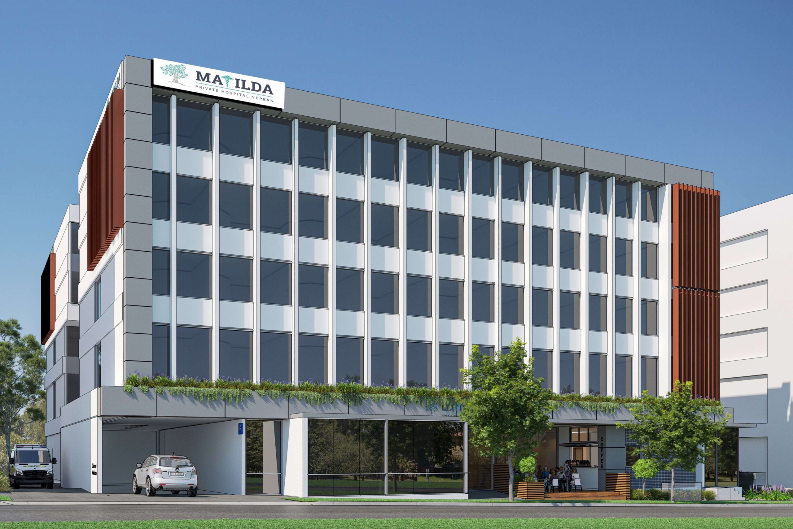 004-Exterior-Shot-Artist-Impression-Matilda-Napean-Private-Hospital-Milestone-Ceremony-General-Build-scaled