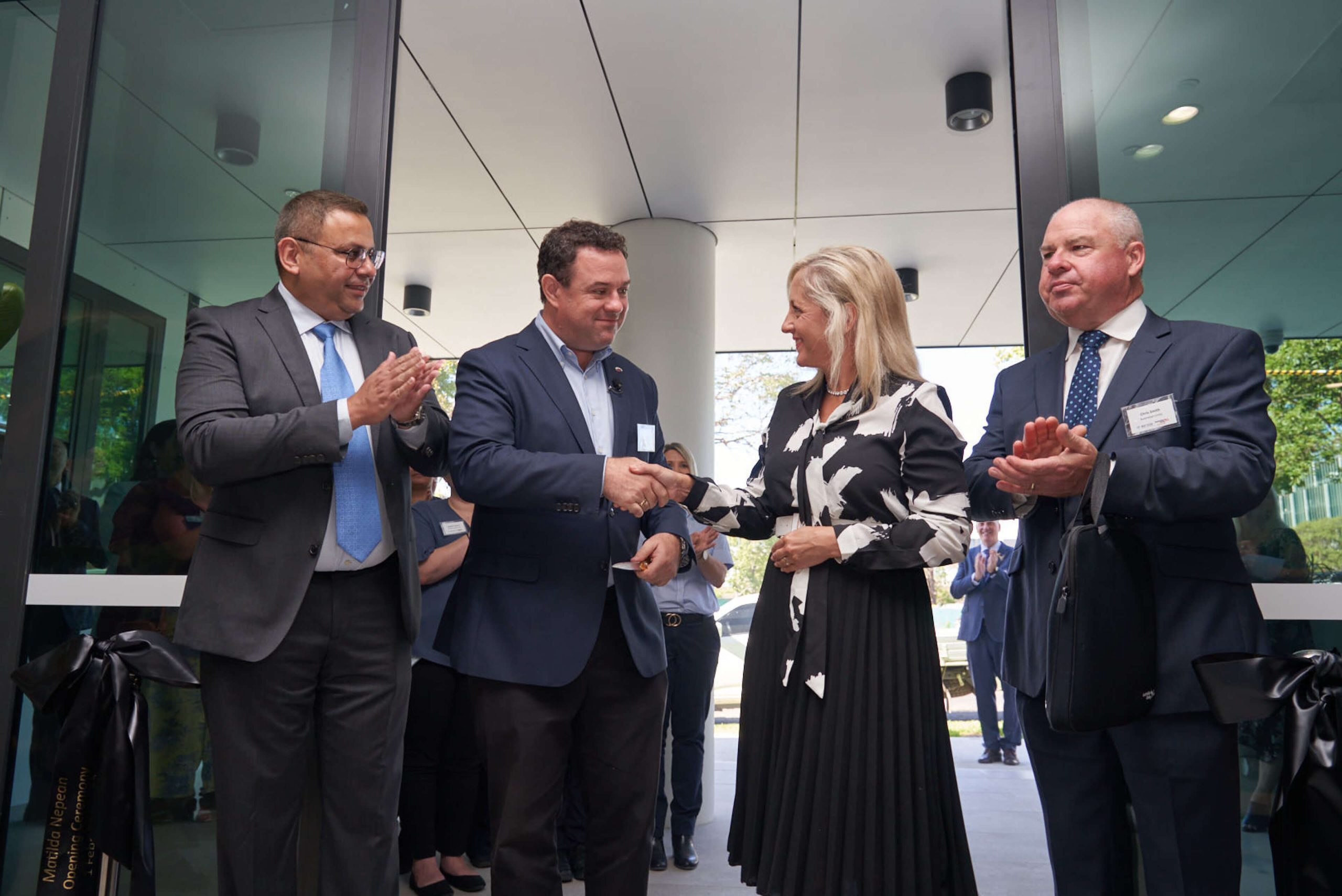 007 ribbon cutting at matilda nepean hospital grand opening taylor general build
