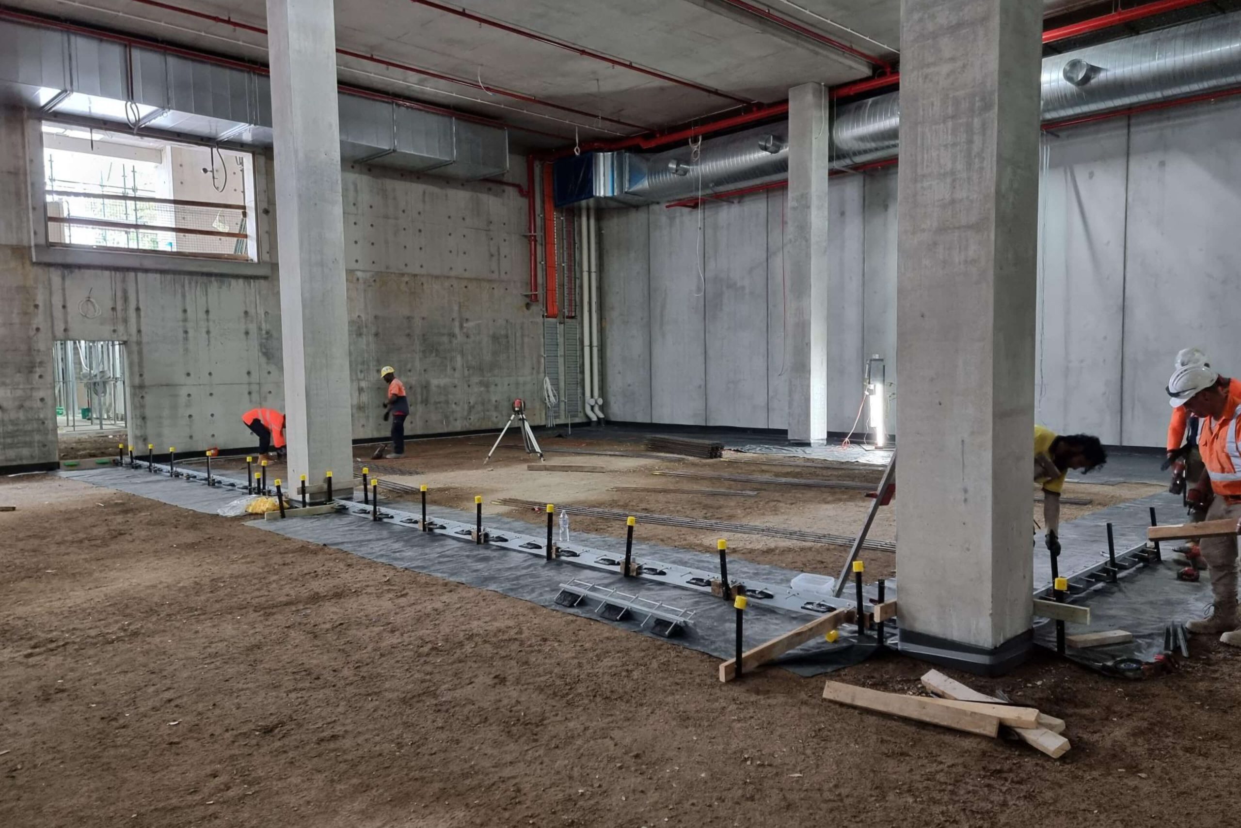 008 team laying foundations at powerhouse castle hill taylor refurbishment and live environments