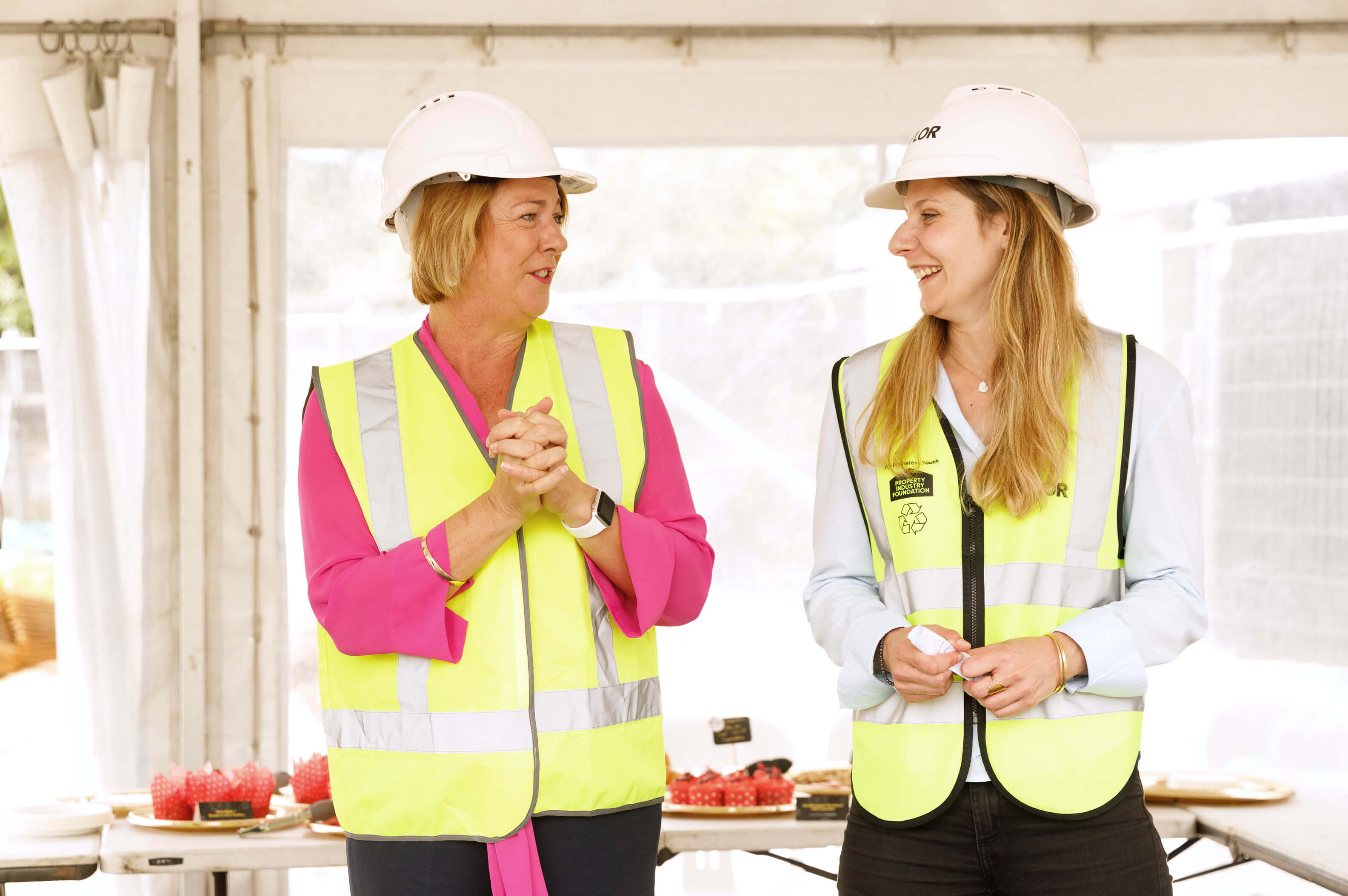02 team members in conversation breaking ground taylor news article breaking ground alongside nsw land
