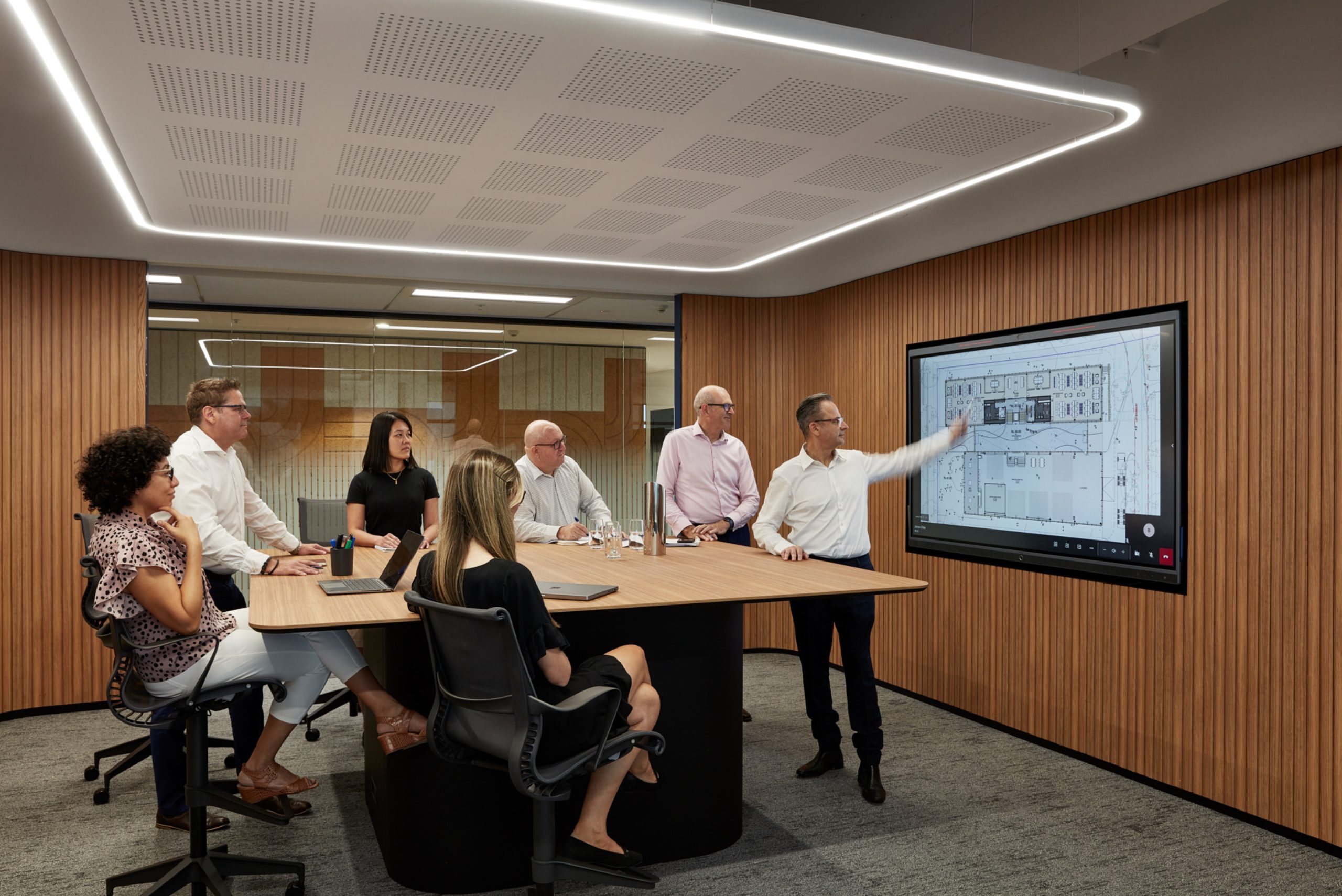 2 bid room taylor headquarters taylor construction commercial fitout