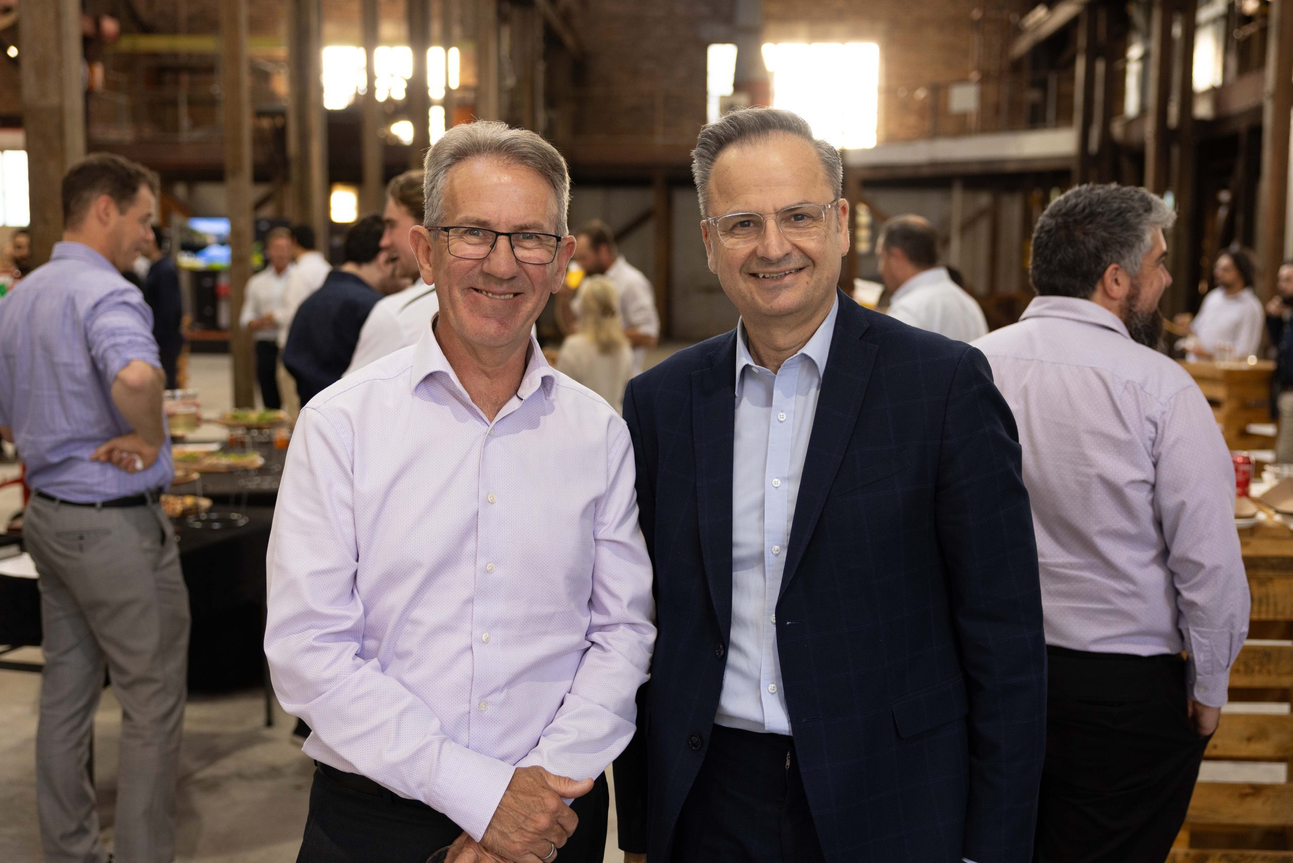 2 clive wickham and george bardas lets get together taylor construction culture employees
