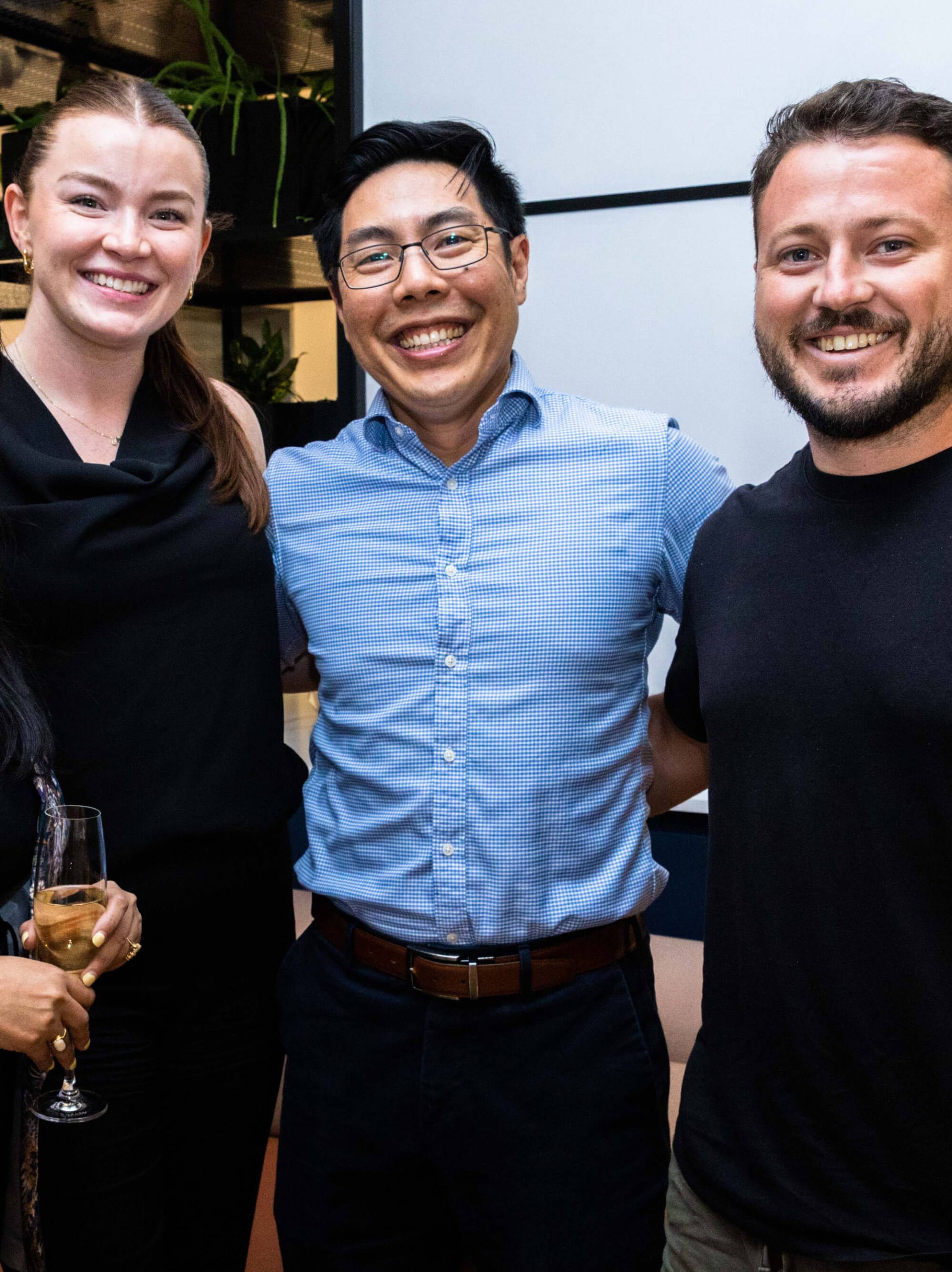 2 coworkers jason wong 10 year anniversary taylor construction employee milestone