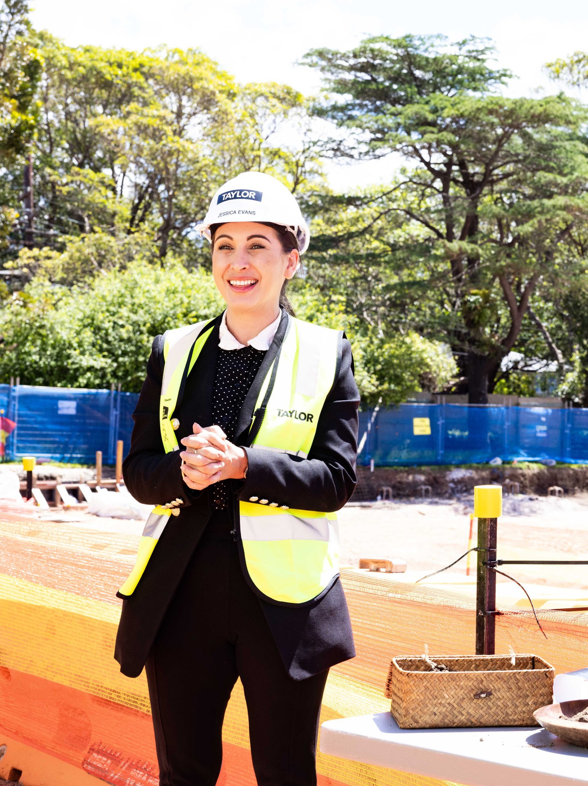 2 onsite roseville college smoking ceremony jessica evans nawic appointment national vicechairperson taylor construction diversity women