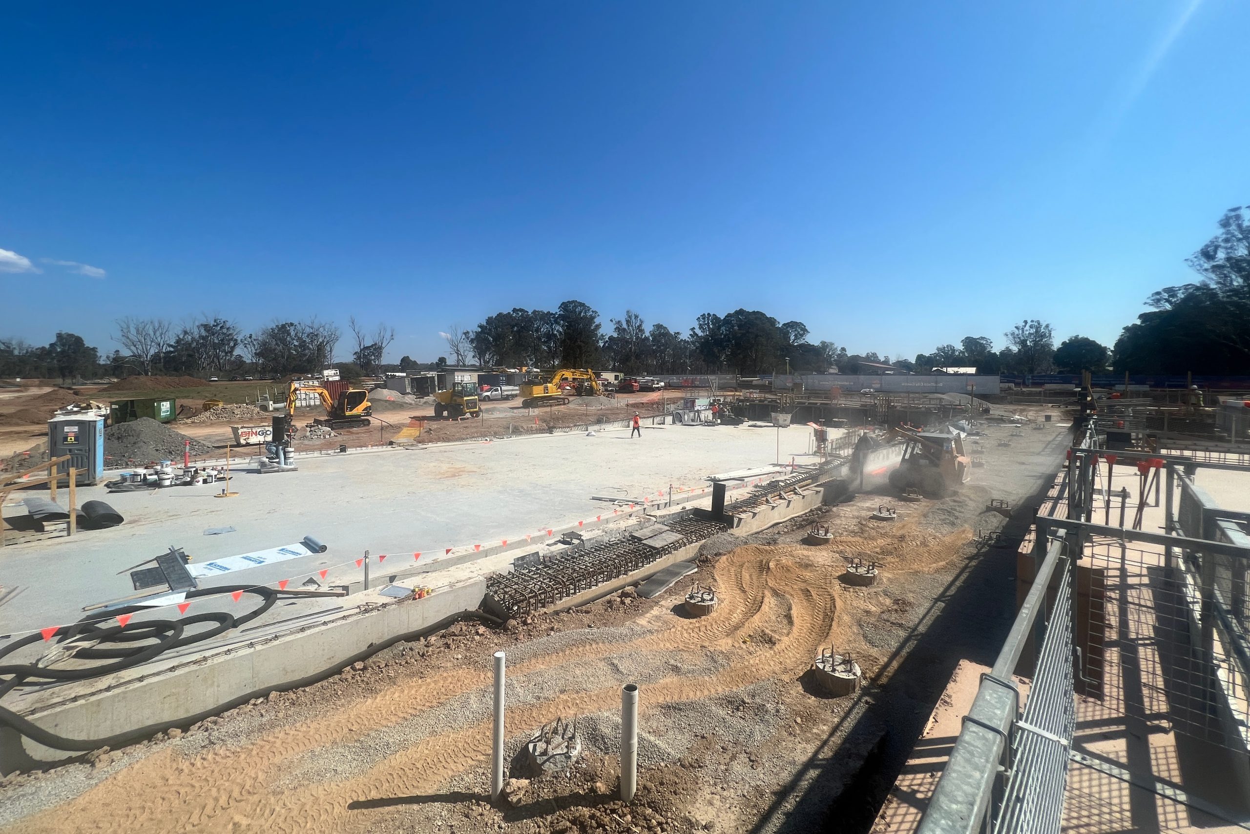 3 concrete slab the first building advanced manufacturing research facility taylor construction commercial