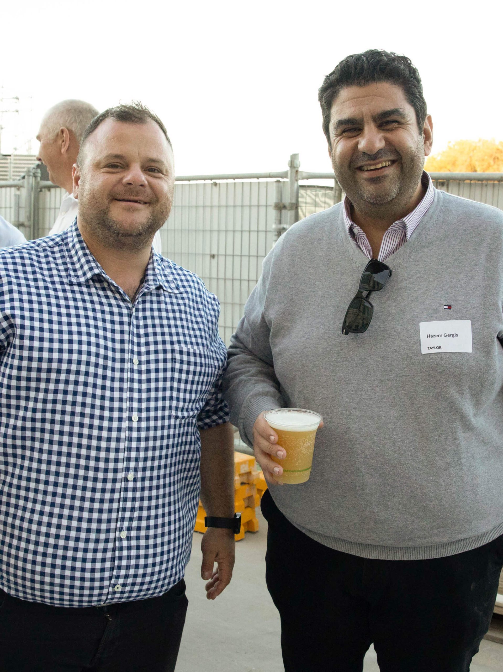 3 hazem gergis and dean fondas 10 year anniversary taylor construction employee milestone
