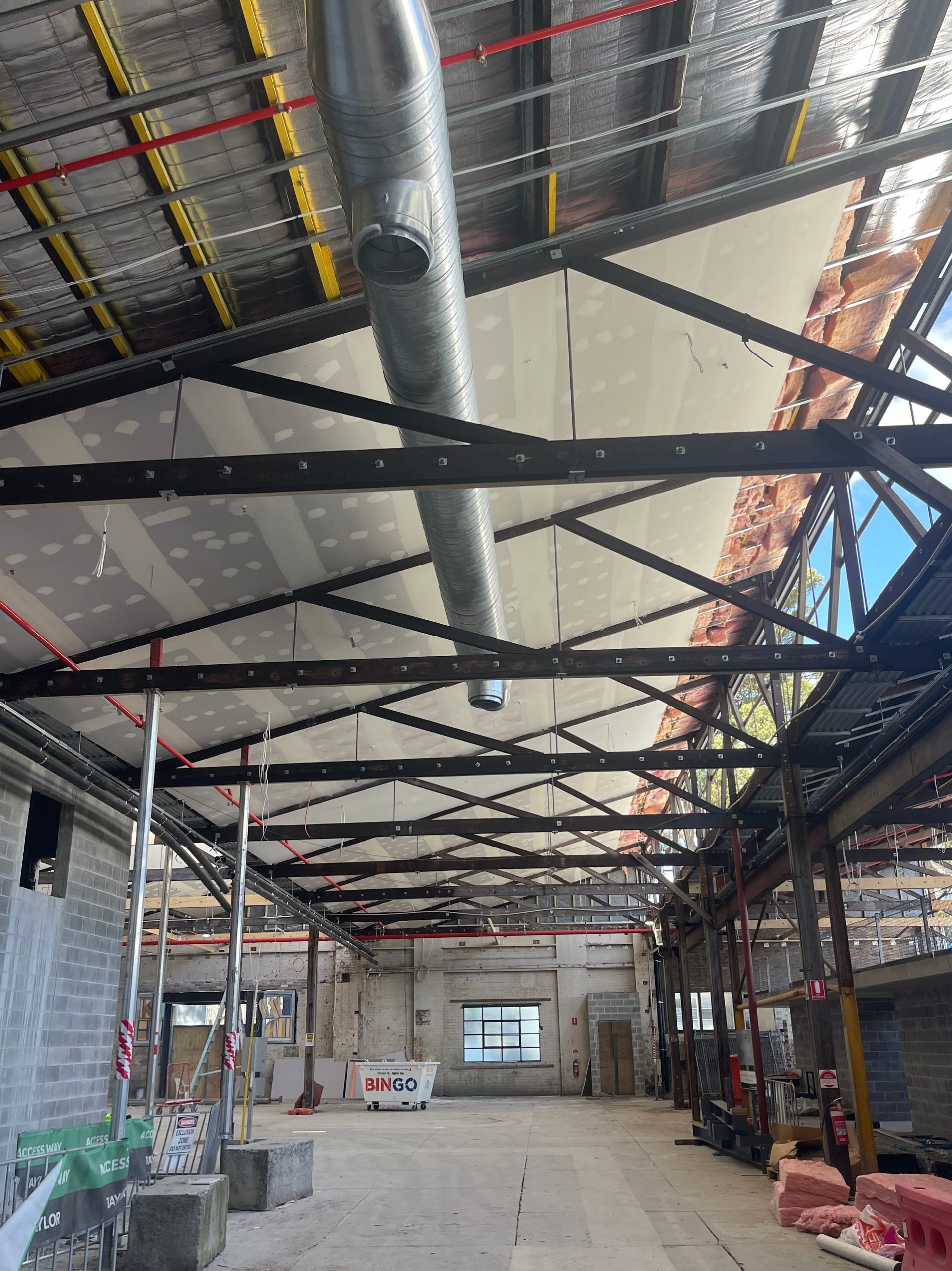 3 internal timber structures rosebery engine yards project update taylor construction refurbishment and live environments