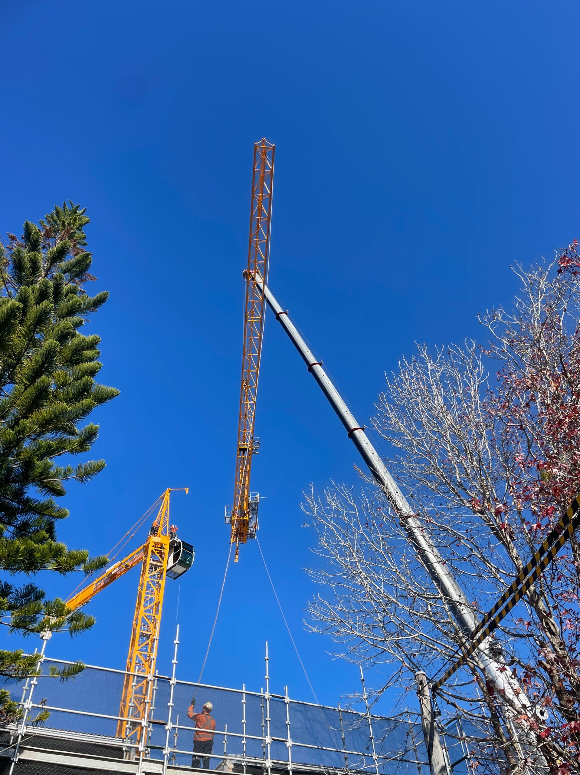 4 crane removal estia st ives taylor construction aged care