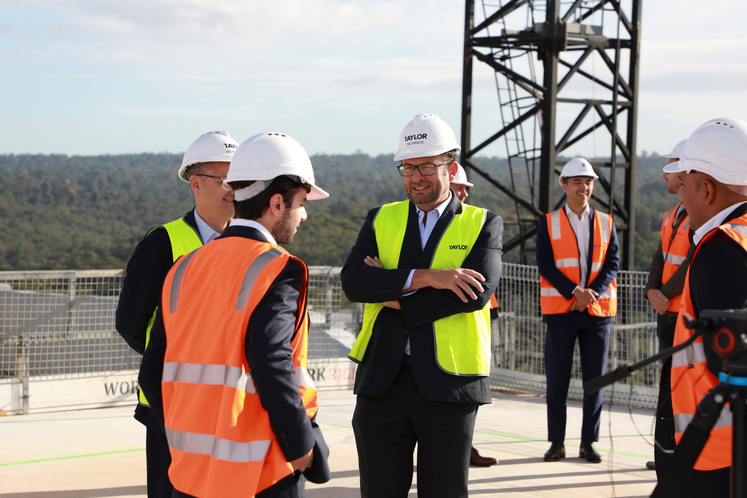 5 topping out ceremony at mpark commercial construction