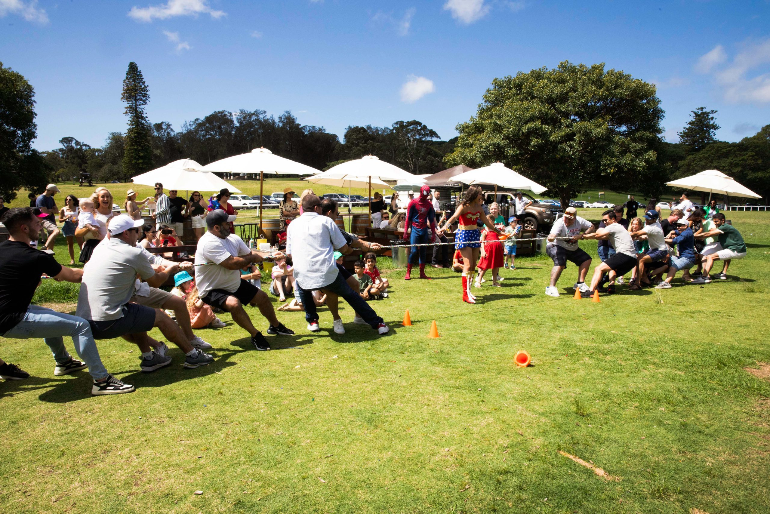 7 tug of war christmas party taylor construction celebration festive season